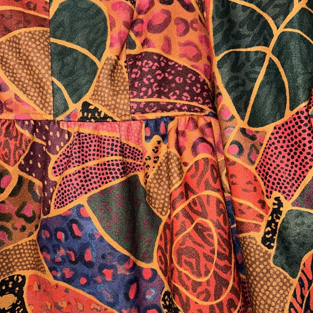 NWT FARM RIO Hidden Animals Print Mini Dress - Picture 4 of 5